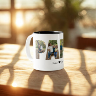 Papa Photo Collage Mug for Father's day
