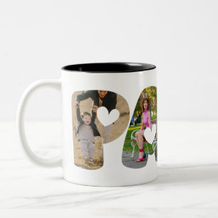 PAPA Photo Collage Mug - Perfect Gift for Dad