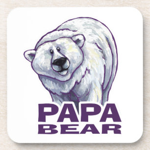 Papa Polar Bear Coaster