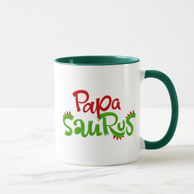 Papa Saurus Graphic Mug (Right)