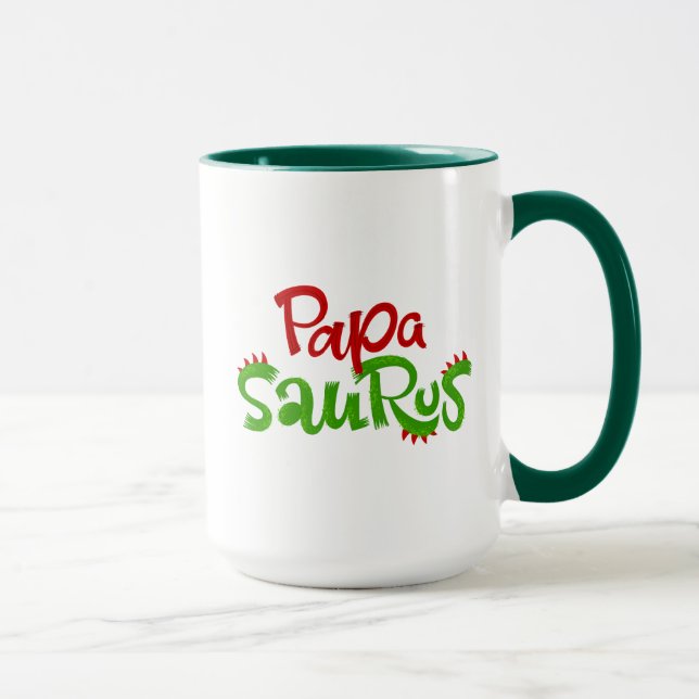 Papa Saurus Graphic Mug (Right)