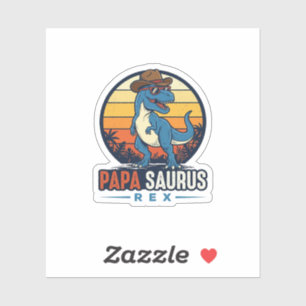 Papa Saurus Rex Cowboy Dinosaur Vintage Shirt_1