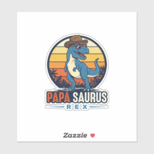 Papa Saurus Rex Cowboy Dinosaur Vintage Shirt_1