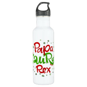 Papa Saurus Rex Graphic 710 Ml Water Bottle