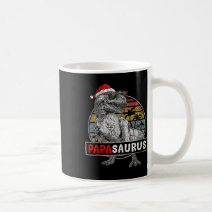 Papa Saurus T Rex Dinosaur Christmas Family Matchi Coffee Mug