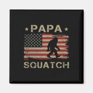 Papa Squatch Bigfoot Sasquatch Papasquatch Father' Magnet