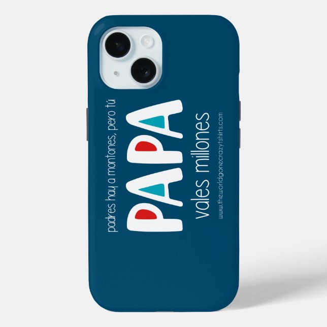 Papa vales millones Case-Mate iPhone case (Back)