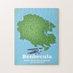 Papa Westray Scotland map. Jigsaw Puzzle