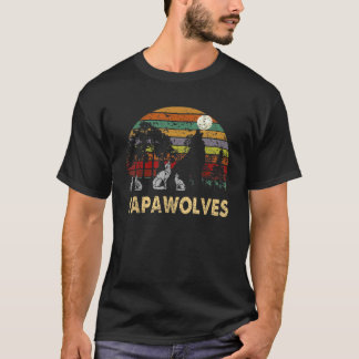 Papa Wolves For You on Father Day From Son Daughte T-Shirt