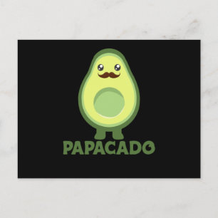 Papacado Avocado Couple Avocados Healthy Postcard