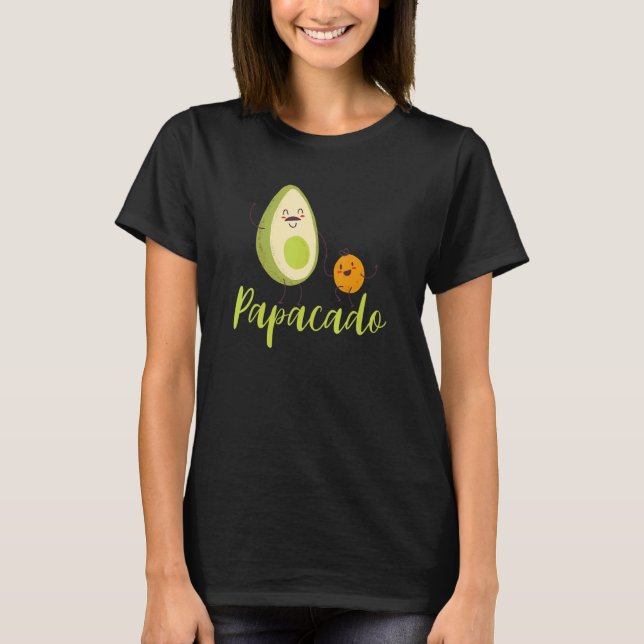 Papacado  Dad To Be Future Parent Proud Daddy Frui T-Shirt (Front)