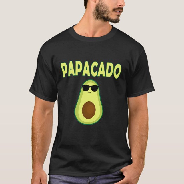 Papacado Funny Avocado Dad Father'S Day Father Pap T-Shirt (Front)