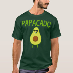 Papacado Funny Avocado Dad Fathers Day Gift 2 T-Shirt