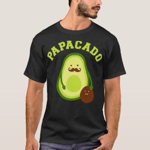 Papacado funny gift for new dad or daddy announcem T-Shirt