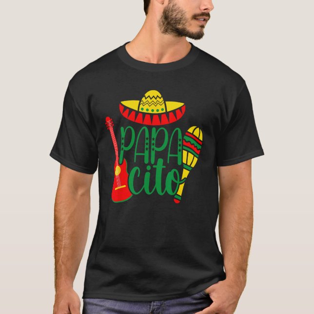 Papacito Family Cinco De Mayo Matchin Couple Mexic T-Shirt (Front)