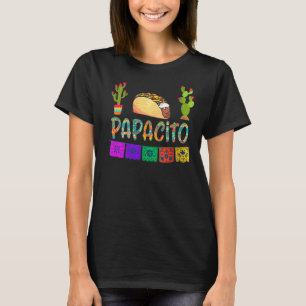 Papacito Father Dad Taco Mexican Cinco De Mayo Fie T-Shirt