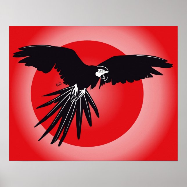 Papagei Ara Poster (Front)