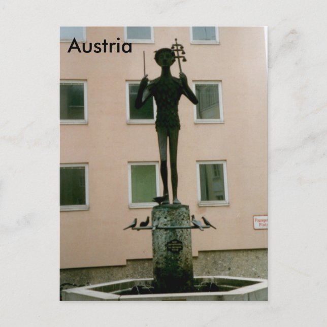 Papageno opera The Magic Flute, Salzburg, Austria Postcard (Front)