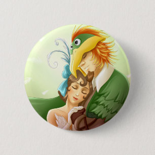 Papageno Papagena 6 Cm Round Badge