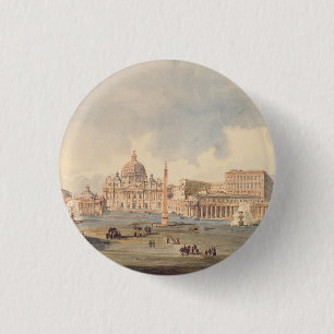 Papal Basilica of Saint Peter in the Vatican 3 Cm Round Badge