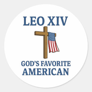 Papal Election 2025 Classic Round Sticker