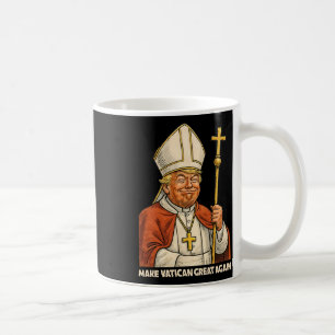 Papal Trump Fun Design With Pope Vestments 1  Coffee Mug