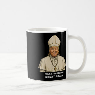 Papal Trump Fun Design With Pope Vestments Coffee Mug