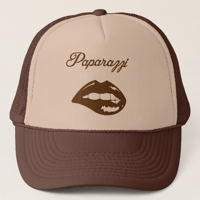 Paparazzi Brown Trucker Hat (Front)