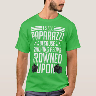 Paparazzi Photos Photographer Camera Photography  T-Shirt