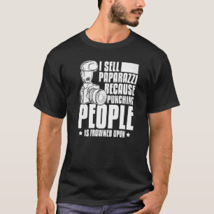 Paparazzi Photos Photographer Camera Photography   T-Shirt