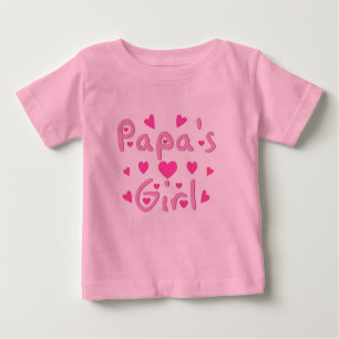 Papa's Girl Baby T-Shirt