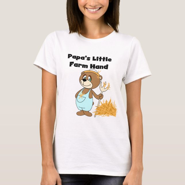 Papa's Little Farm Hand Tshirts and Gifts (Front)