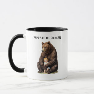 Papa's Little Princess Nordic Bear Coffee Mug