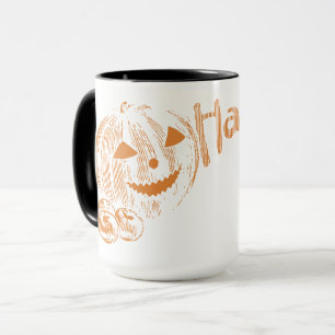 Papa's Posse of Halloween Jack o Lanterns  Mug