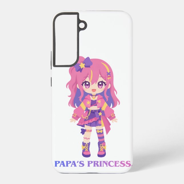 "PAPA'S PRINCESS" Kawaii Anime Phone Case (Back)