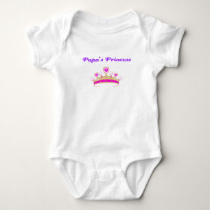 Papa's Princess Personalised Baby Bodysuit