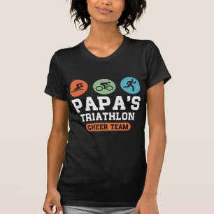 Papas Triathlon Cheer Team T-Shirt
