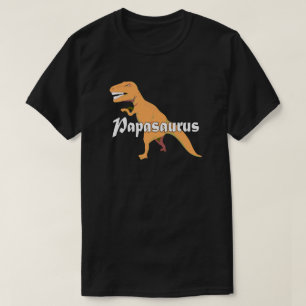 Papasaurus Dad Birthday Fathers Day T-Shirt