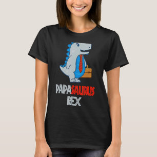 Papasaurus Husband Papa Rex Father Day Saurus Dad T-Shirt