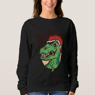 Papasaurus Rex Dinosaur Papa Saurus Family Matchin Sweatshirt