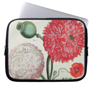 Papaver somniferum and Papaver rheas engraved by G Laptop Sleeve