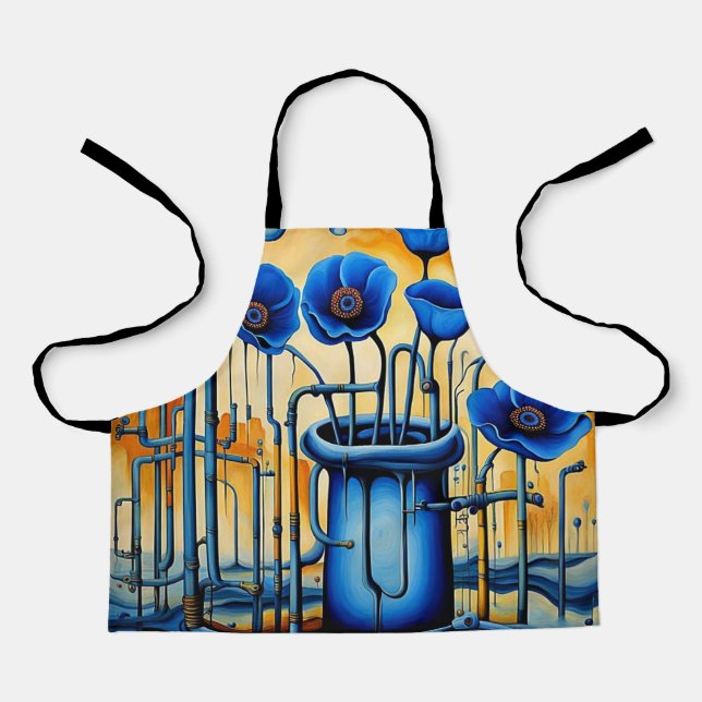 Papaveri Tubolari 8 Apron (Front)