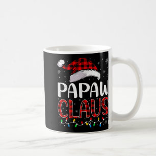 Papaw Claus Christmas Lights Matching Family Xmas  Coffee Mug