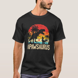Papaw Dinosaur Funny Kid Grandpa Saurus 2022 Gift T-Shirt