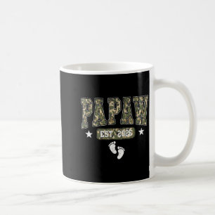Papaw Est 2026 Camouflage Fathers Day Men Daddy Coffee Mug