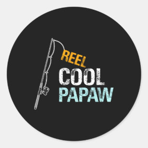 Papaw Gift For Grandfather From Granddaughter Gran Classic Round Sticker