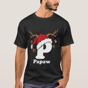 Papaw Of Family Christmas 2024 Matching Santa Elf T-Shirt