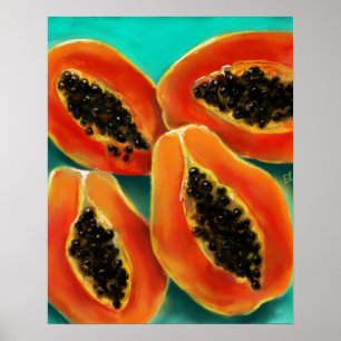 Papaya Fine Art Poster Wall Decor