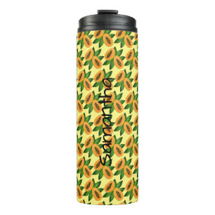 Papaya Fruit Thermal Tumbler