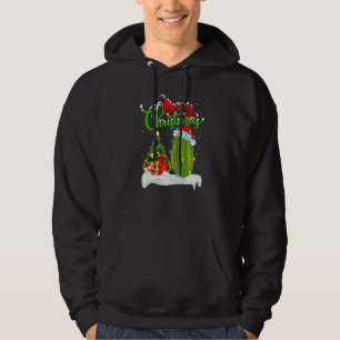 Papaya Fruit  Xmas Decorations Santa Papaya Christ Hoodie
